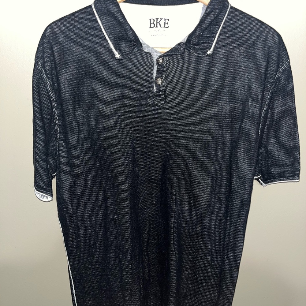 BKE Black Polo Shirt